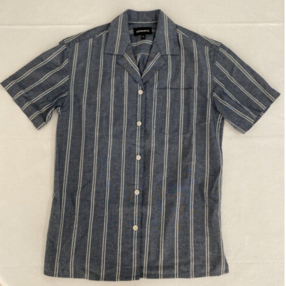BONOBOS Button Front Short Sleeve Shirt